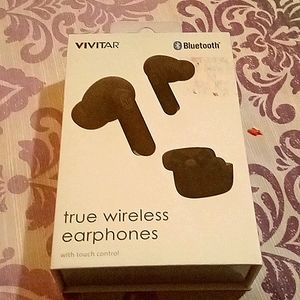 Bluetooth wireless headphones.